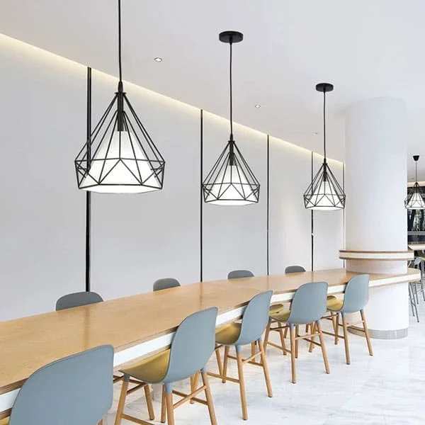 Khám phá bộ Tips lựa chọn đèn thả quán cafe đẹp sang 2 Kích thước đèn thả phù hợp với không gian