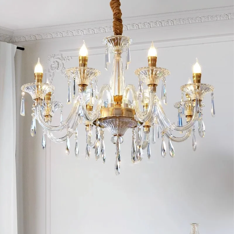 Những mẫu đèn trang trí phòng khách nhỏ 2 Đèn chùm nhỏ cho phòng khách