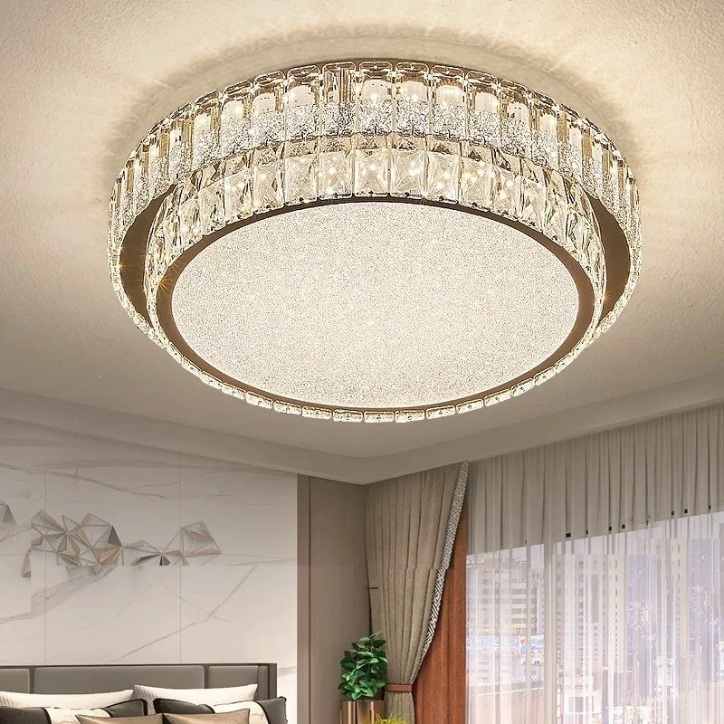 Đèn ốp trần pha lê hiện đại kèm bóng led chống loá cao cấp 3 màu ánh MÃ OP-01 Đèn ốp trần pha lê hiện đại kèm bóng led chống loá cao cấp 3 màu ánh MÃ OP-01