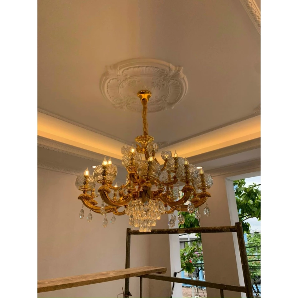 Đèn Chùm Pha lê Cao Cấp, Đèn Chùm Trang Trí Phòng Khách Hiện Đại Siêu Đẹp Tặng Kèm Bóng Led Đèn Chùm Pha lê Cao Cấp, Đèn Chùm Trang Trí Phòng Khách Hiện Đại Siêu Đẹp Tặng Kèm Bóng Led