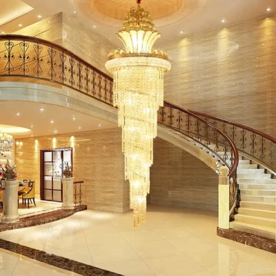 Đèn thả thông tầng pha lê cao cấp Mã TT-004