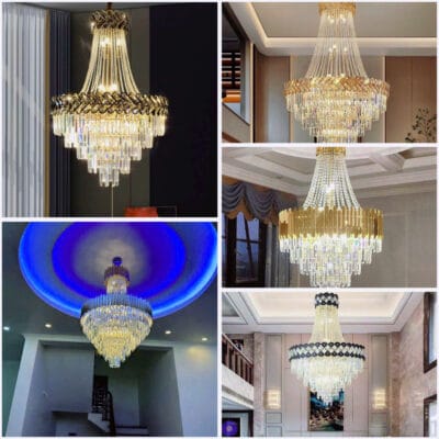 Đèn thả pha lê-thả hiện đại