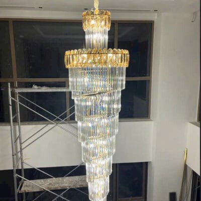 Đèn Thông Tầng LED Tiết Kiệm Điện - Đèn Thả Thông Tầng Thiết Kế Hiện Đại Cho Nhà Phố, Villa Mã TT-05